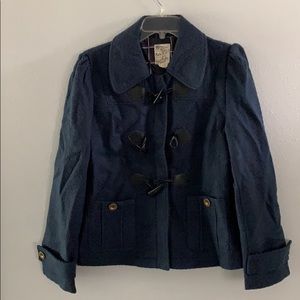 Preppy Navy Coat